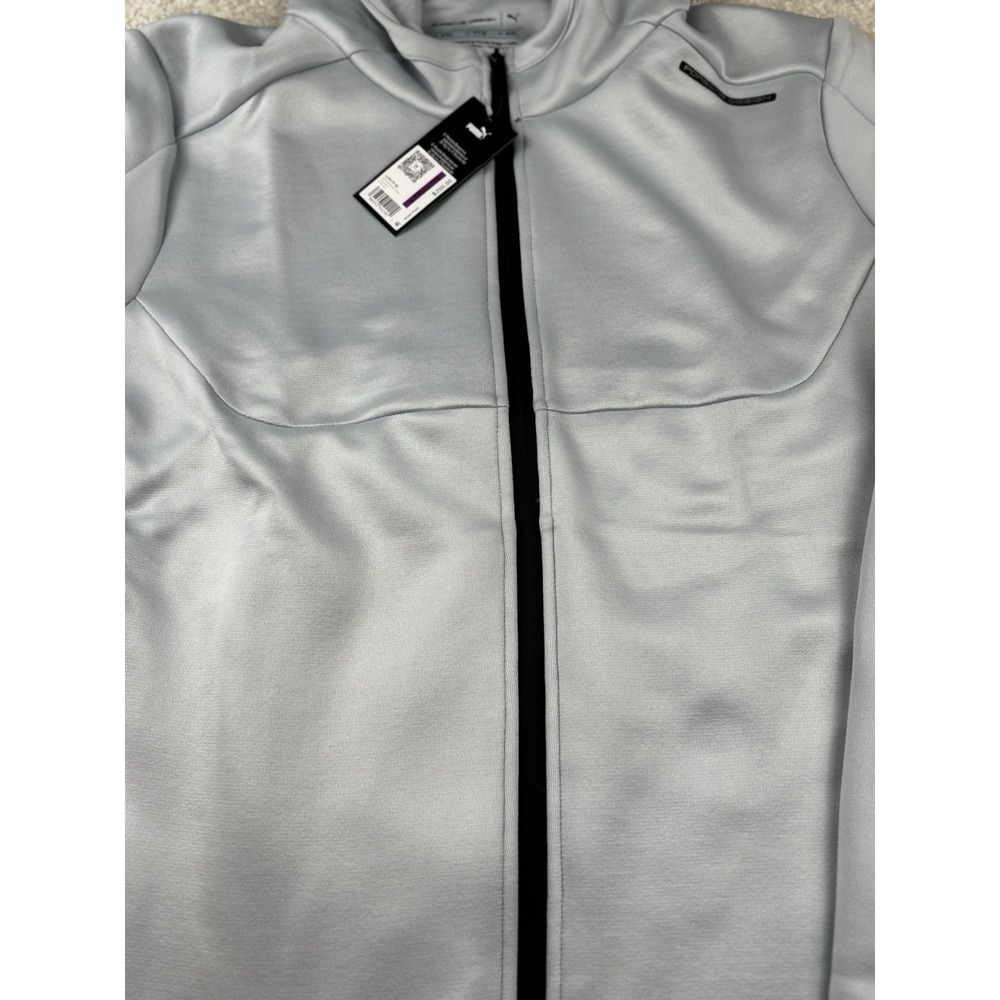 Puma X Porsche Design Hoodie Swear Jacket In Frozen Gray 629479-05 Size XXL - Picture 5 of 8